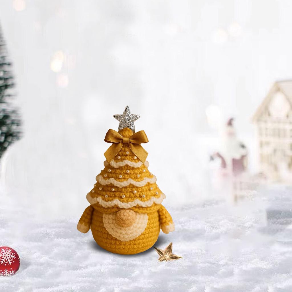 DIY Crochet Christmas Tree Kit Handmade Holiday Decoration Set
