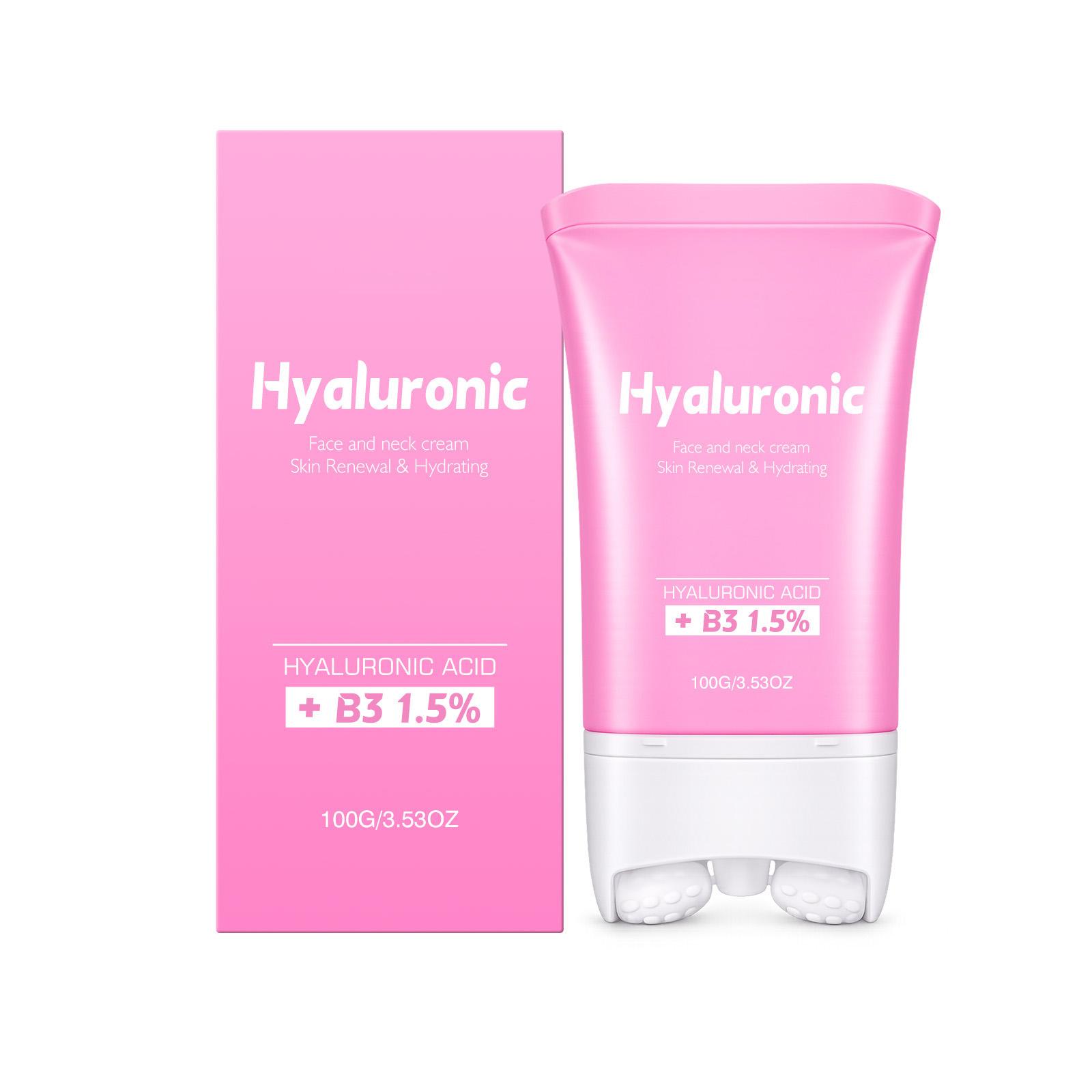 

Roller Neck Cream, Face & Neck Care, Soft & Tender Skin, Hydrating & Smooth Neck Roller Massage Cream