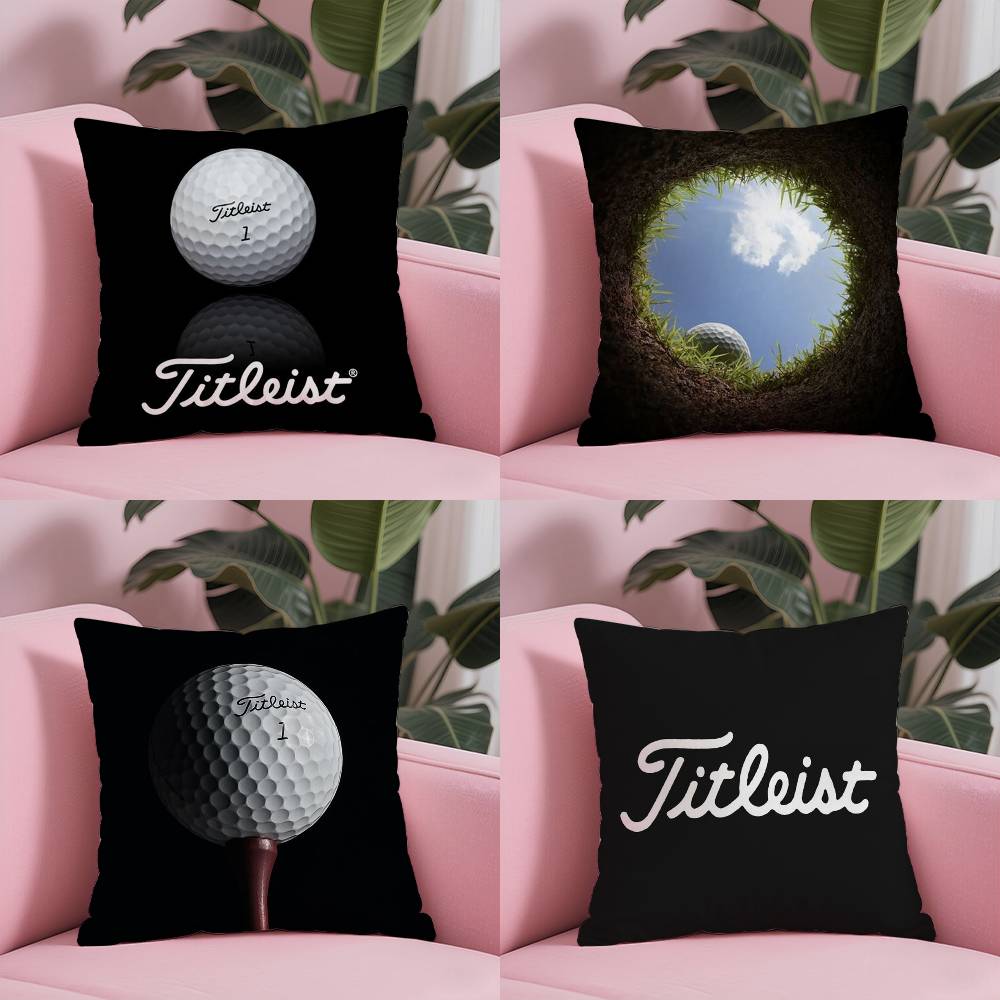 Golf Sports T-TitleistS Pillow Case Anti-dustmite Invisible zipper Sofa Bed