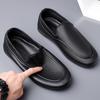 Fashion 2025 New Casual Business Dress Shoes Men Breathable Soft Sole Flats Men's Leather Loafers Slip-On Comfortable Walking Shoes