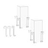 Aquarium Accessories Parts with Brackets Tabletop DIY Home Living Room Creative Office Easy Install Auto Refill Decoration