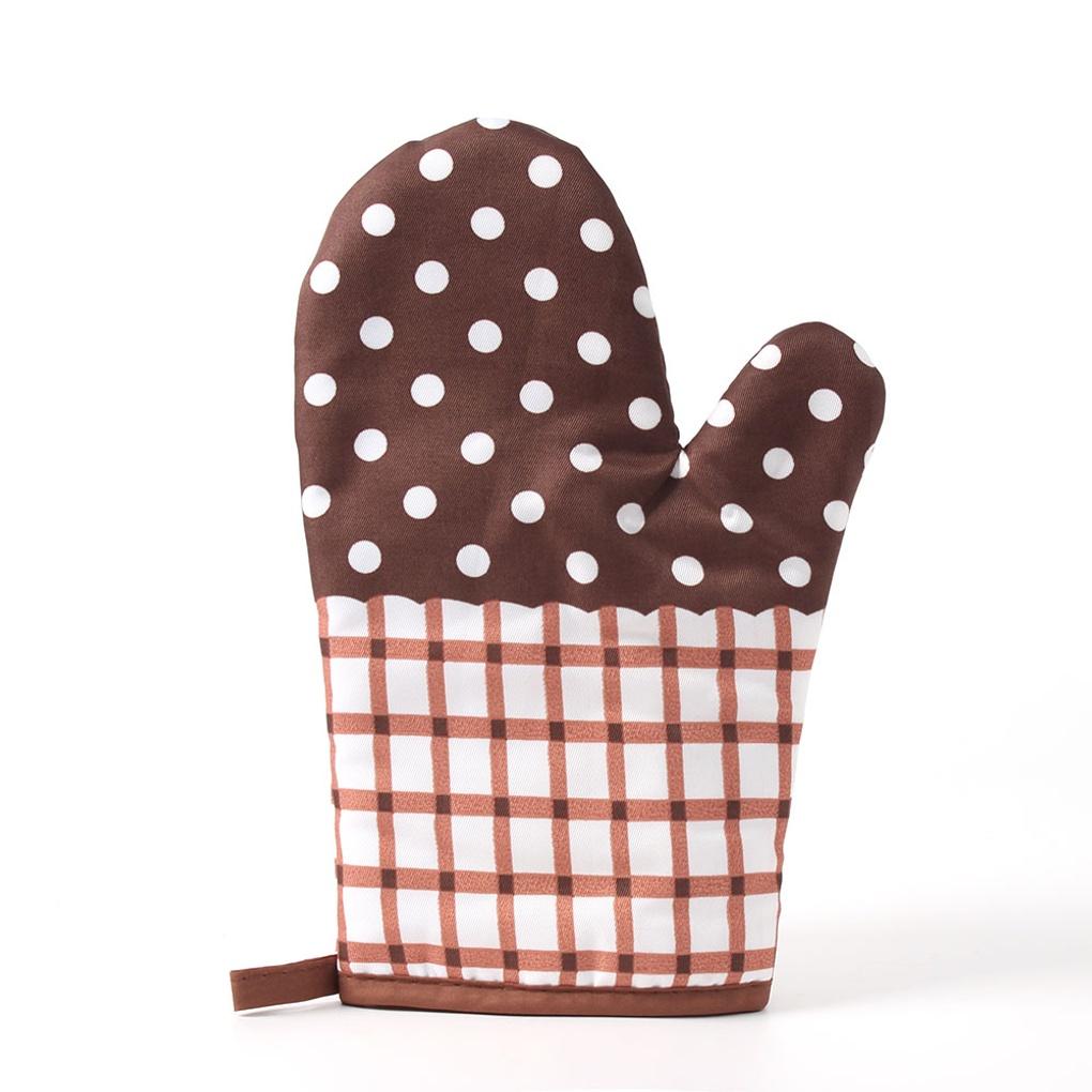 Homeson Oven Glove 2-piece Set (Dot) Baking Kitchen Gloves