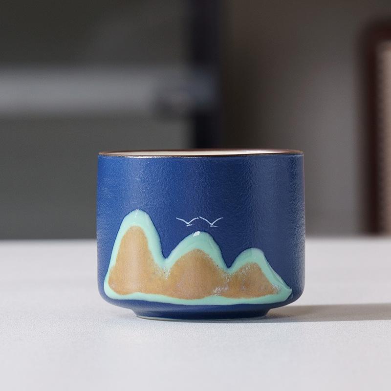 Teacup Yuanshan tea cup Guochao merchandise single cup to send customers, fathers, leaders, teachers, business opening gifts