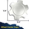 G-PLUS Kołpaki na środek koła Kompatybilne z 03-07 Toyota Tundra Sequoia Zamienny kołpak na piastę Zestaw 4 szt., Srebrny