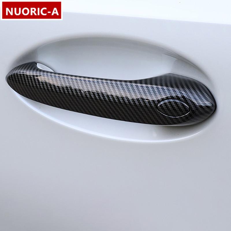 Door Handle Frame Decoration Cover Trim For BMW 3 5 Series X3 X4 X5 G20 G30 G01 G02 G05 Car Styling Doorknob Exterior