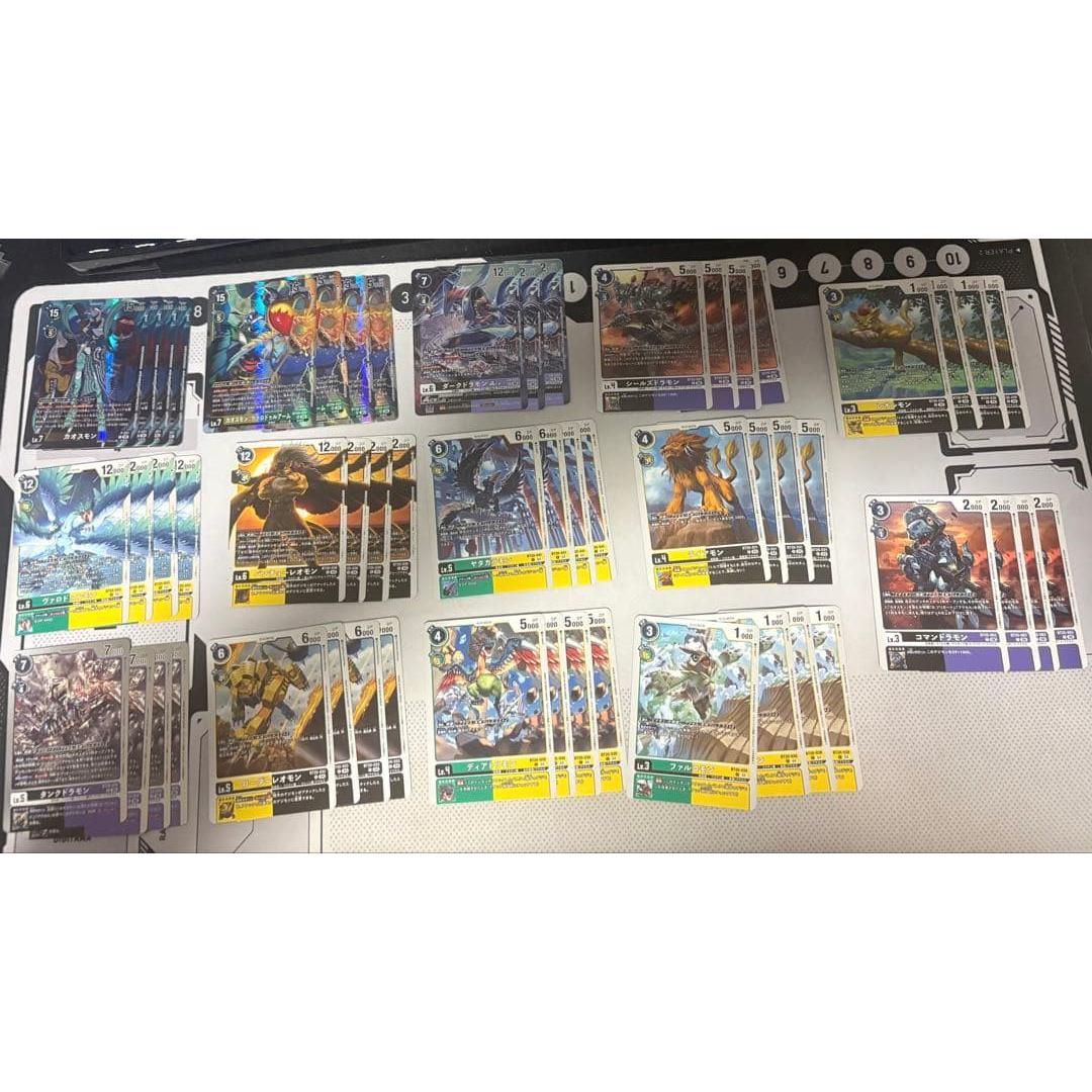 Used Digimon card Axel deck parts