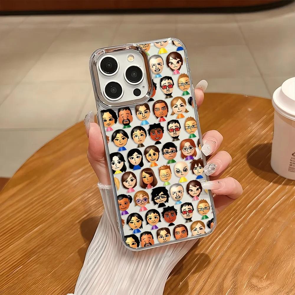 Interesting Cartoon Characters Full Screen Phone Case For IPhone 17e 17 16e 16 15 14 13 12 11 Pro Max Air Plus Transparent Cover