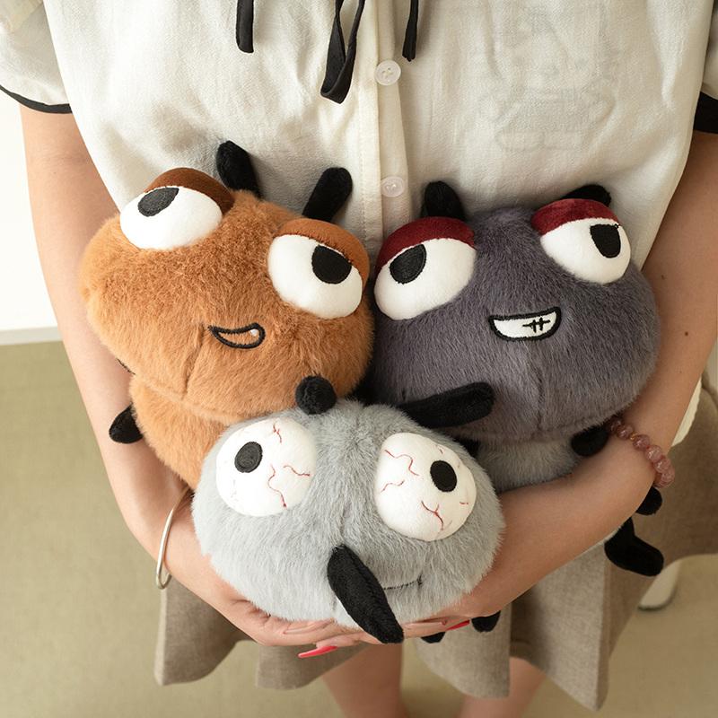 Funny Mosquito Plush Doll Cute Stuffed Fly Summer Annoying Insect Cockroach Creative Gift for Kids Home Decor Party Game Props
