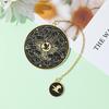 Fourth Wing Bookmark - Dragon Knight Story Gothic Round Metal Bookmark Book Accessories Pendant Dragon Bookmark Stationery