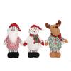 Glowing Christmas Standing Doll Snowman Party Gifts LED Light Window Decoration  Home