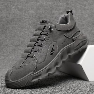 Tendance chaussures décontractées pour hommes printemps et automne polyvalentes chaussures de sport étudiantes chaussures de skate semelle souple à lacets simples travail pour hommes une pédale