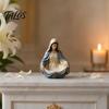 Jewelry Storage Box, with Jesus or Virgin Design Religious Tray, Compact Multi-Use Faith Atmosphere Jewelry Holder, for Prayer Beads Crystal Ores