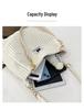 Women's Corduroy Chain Shoulder Bag - 2025 Autumn/Winter High-End Large Capacity Tote