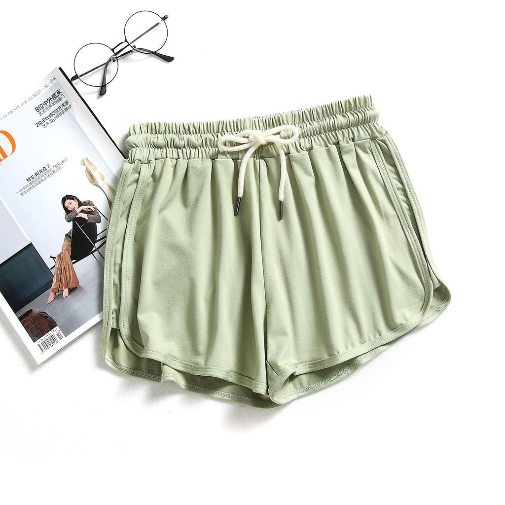 Women's Summer Fashion Versatile Smooth Elastic Sports Shorts