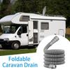 Abwasser Schlauch Set Wohnmobil Abwasserrohr Verstellbarer Schlauch Faltbarer Schlauch Für Camping Strand Reisen Urlaubsfahrzeug Reparatur Outdoor Urlaub