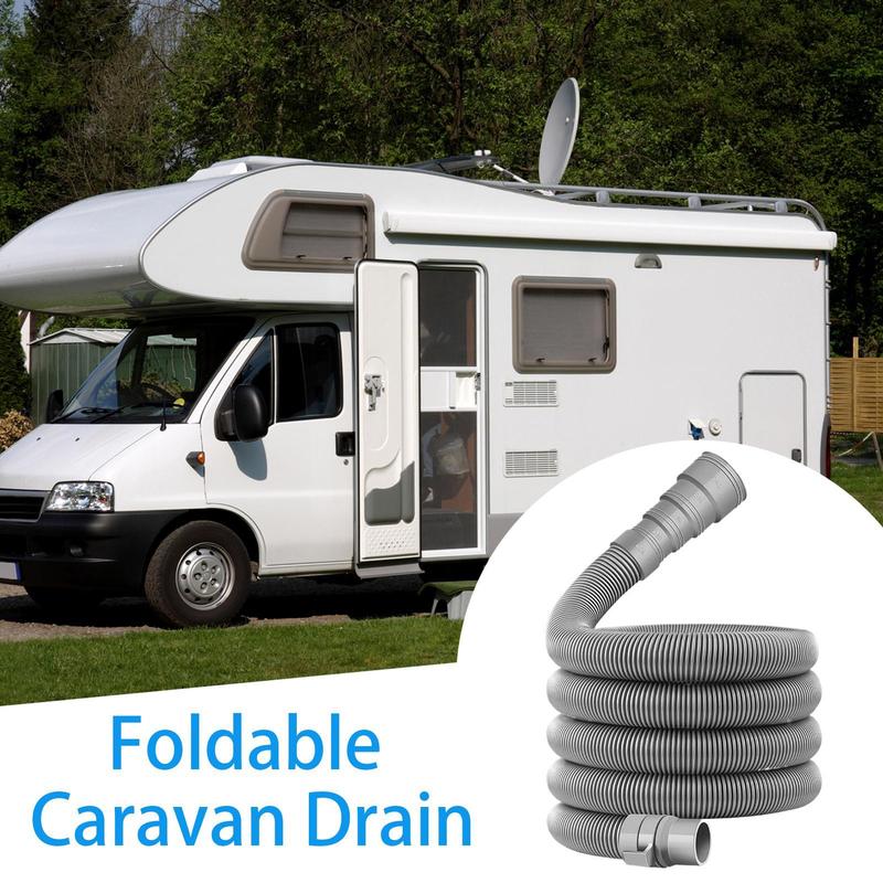 Abwasser Schlauch Set Wohnmobil Abwasserrohr Verstellbarer Schlauch Faltbarer Schlauch Für Camping Strand Reisen Urlaubsfahrzeug Reparatur Outdoor Urlaub
