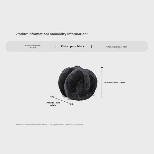 Unisex Antifreeze Plush Earmuffs - Cold-Proof, Imitation Rabbit Fur, Cute Ear Warmers for Winter