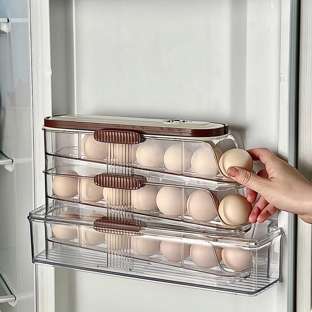 Food Grade Refrigerator Egg Storage Box BPA Free Egg Storage Box  for Home