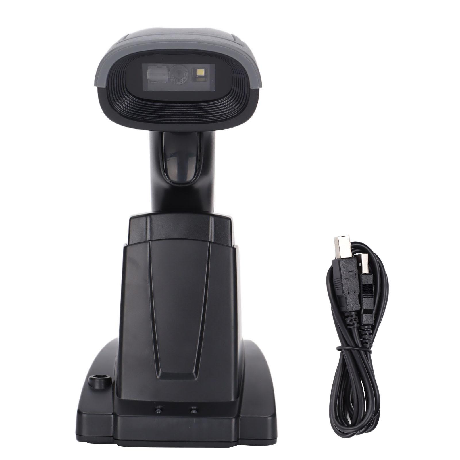 

Сканер штрих-кода 2.4G USB2.0 Эргономичный, стабильный, точный, Plug and Play, быстрый сканер QR-кода для магазина