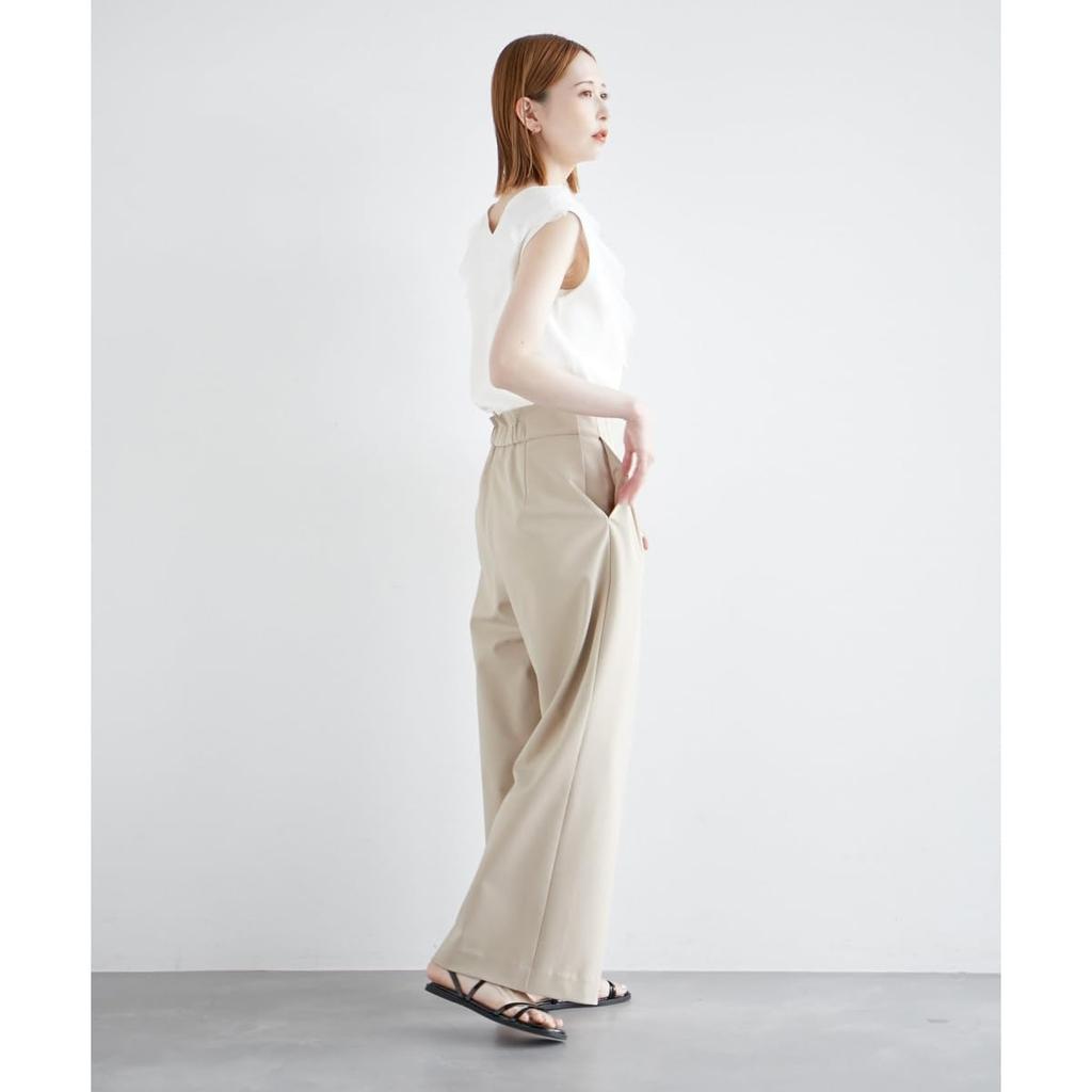 ROPE PICNIC emur Tulle Frill Knit, Women's, GDM24520, Off-White (15)