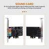 Internal Sound Card for Ahvqevn 5.1, Low-profile Bracket, 3D Stereo PCI-E, 8738 Chip, 3264-bit Sound Card with PCI.