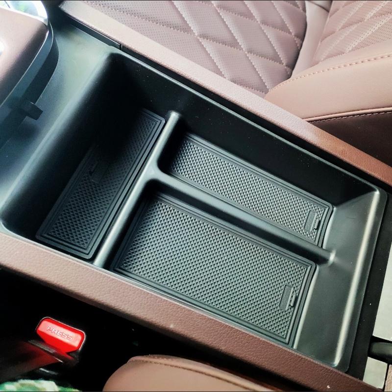 Für EBRO S700 2025 Autozubehör ABS-Kunststoff Schwarz Zentrale Armlehne Aufbewahrungsbox Handschuhfach Innenraum Aufräumen Sekundärpalette
