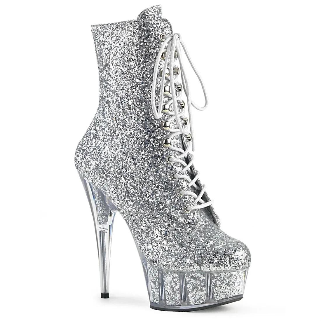 Роскошные модные сексуальные рыцарские женские ботильоны на платформе и каблуке высотой 8 — фото 5