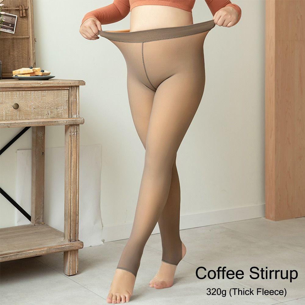 Thermal Pantyhose Tights Plus Size Women's Winter Tights Tights Stockings Warm Fleece Pantyhose