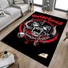 1pc Mot?rhead Home Office, Durable Polyester Floor Mat with Easy, Office Decor, Urban Style, Nonslip Backing