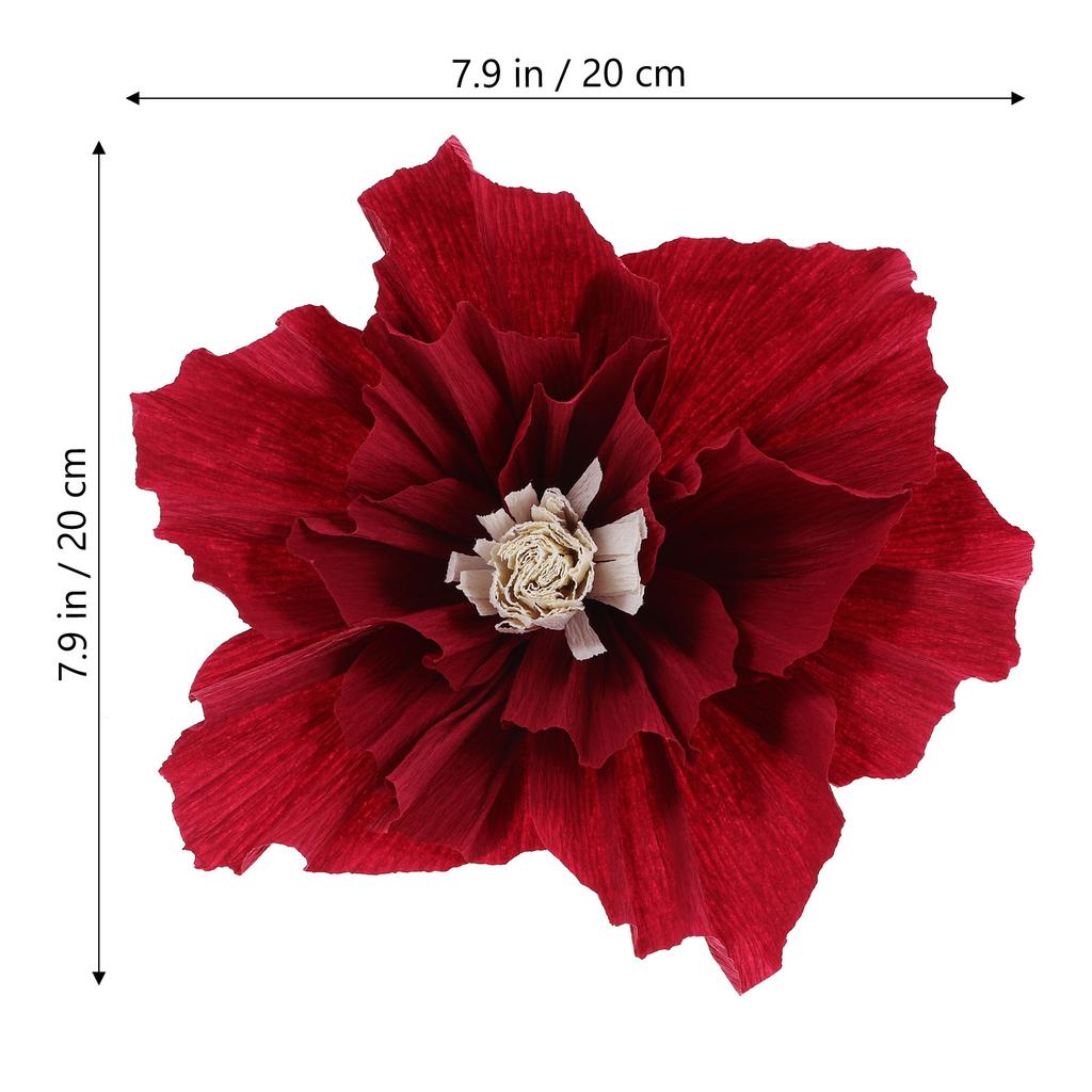 10Pcs Large Paper Flowers Decorative Hanging Party Decorations DIY Flower Backdrop for Home Wedding Birthday Event Paper Flower