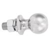 Steel + Chrome Hitch Ball, Hitch Ball Kit 1-7/8" Diameter Chrome Hex Nut Hitch