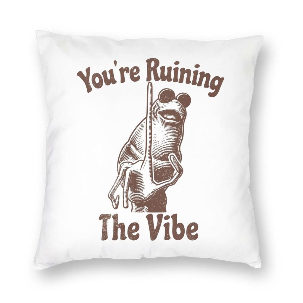 Marcus The Worm Robert Help Funny Meme Pillowcase Printed Polyester Cushion Cover Decor Pillow Case Cover Sofa Square 45X45cm