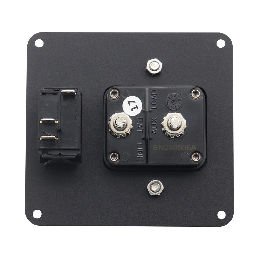 2-in-1 200A Circuit Breaker Panel + Red LED Rocker Switch ON-OFF Surface Mount