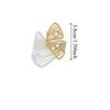 Minimalistisches Design Verstellbarer Ring 18K Goldfarbe Vergoldeter Ring Hohlring Festival-Kleidung