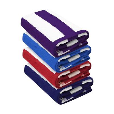 K Collection Cabana Çizgili Plaj Havlusu (4'lü paket)