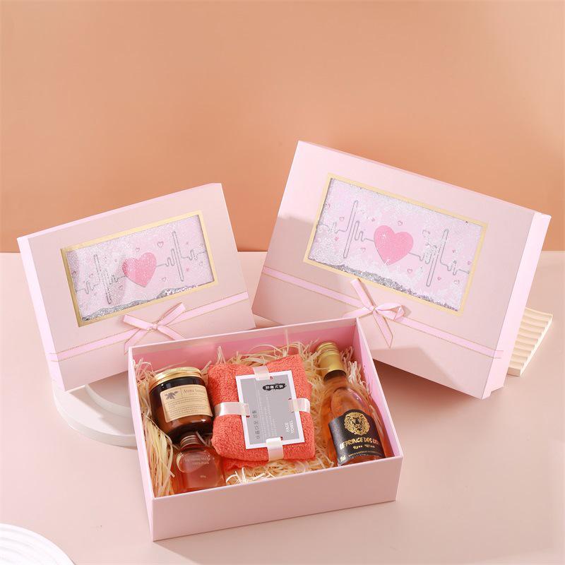 Exquisite Quicksand Glitter Gift Box - Romantic Birthday Packaging