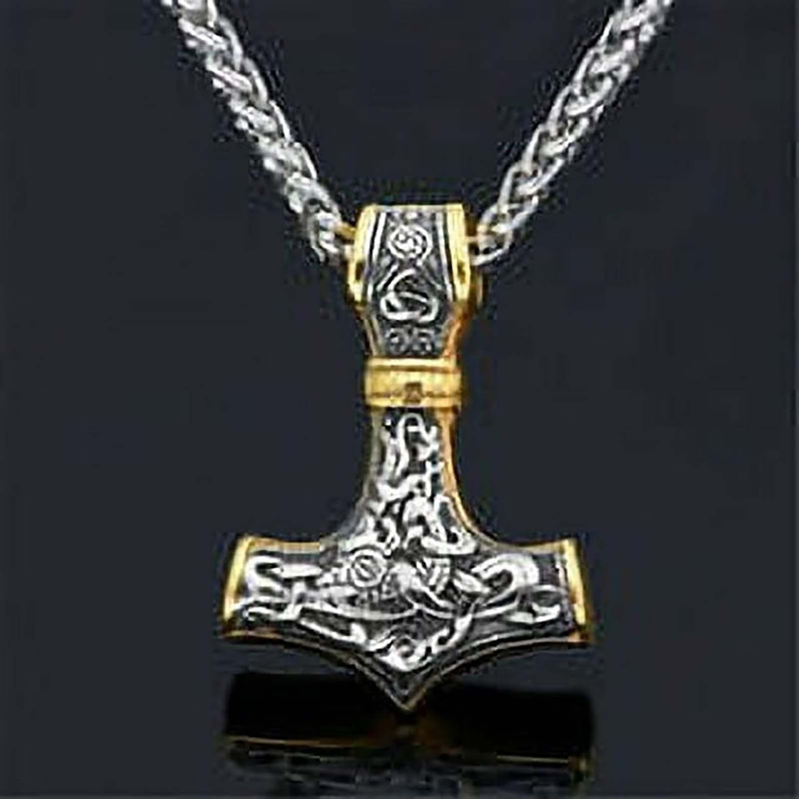 

Ожерелье Винтаж Хип-Хоп Двухцветные Резные Мужские Аксессуары Свитер Цепи