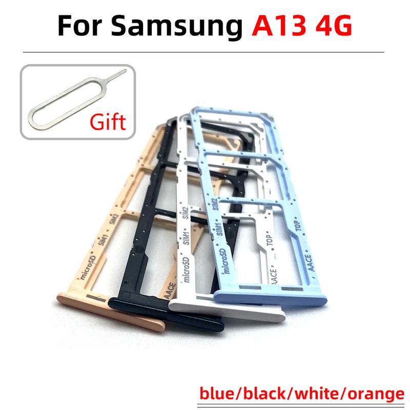 Per Samsung A13 4G 5G Porta Scheda SIM Slot Vassoio Micro SD Pezzi di Ricambio