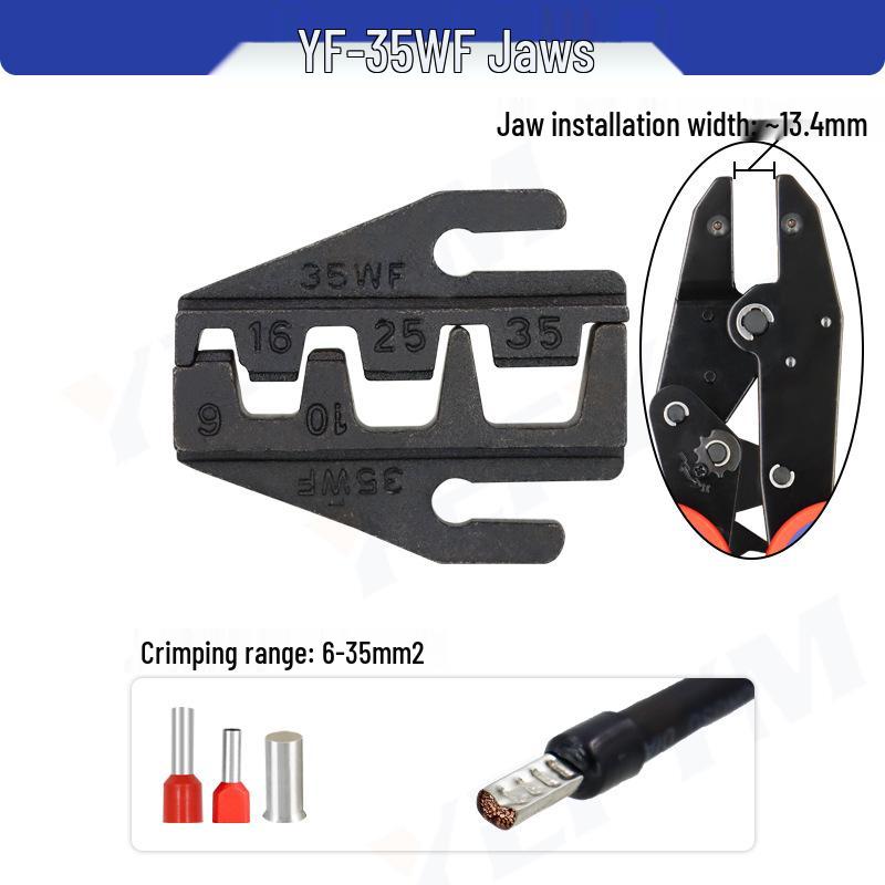 YF Electrician Hand Tool: Crimping Pliers Head for Cold Press Terminals