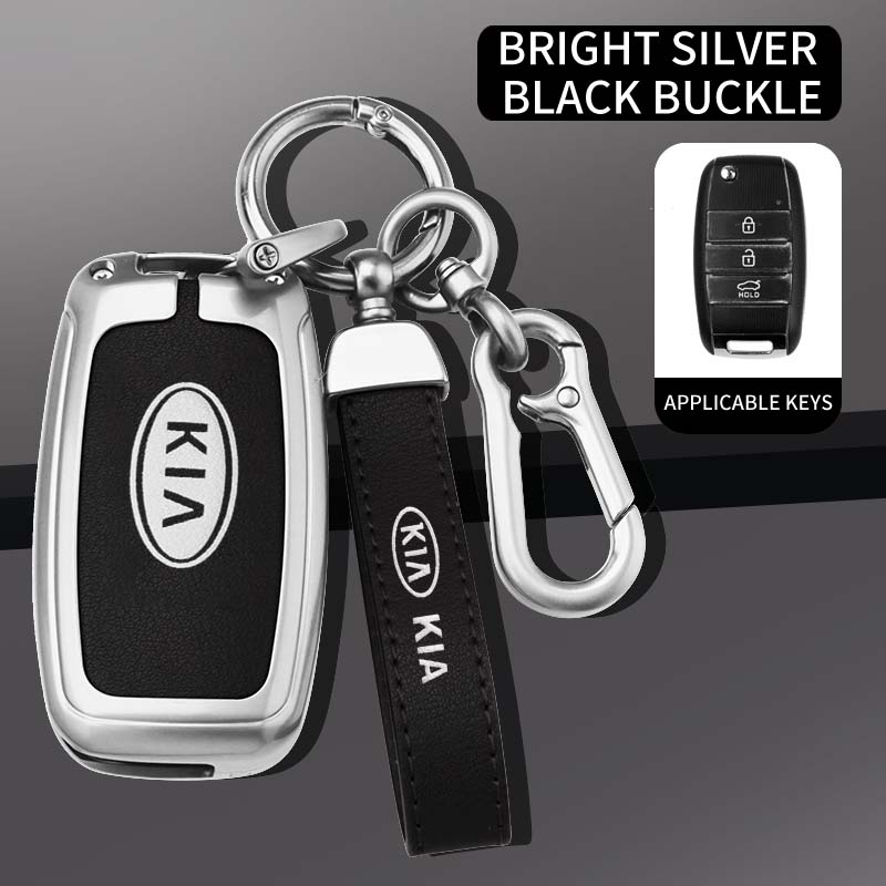 2026 Hot Car Sticker Zinc Alloy Car Key Case Cover Shell For Kia Rio 3 K2 Ceed Cerato K3 Sportage 4 Picanto K5 Optima Sorento Fo