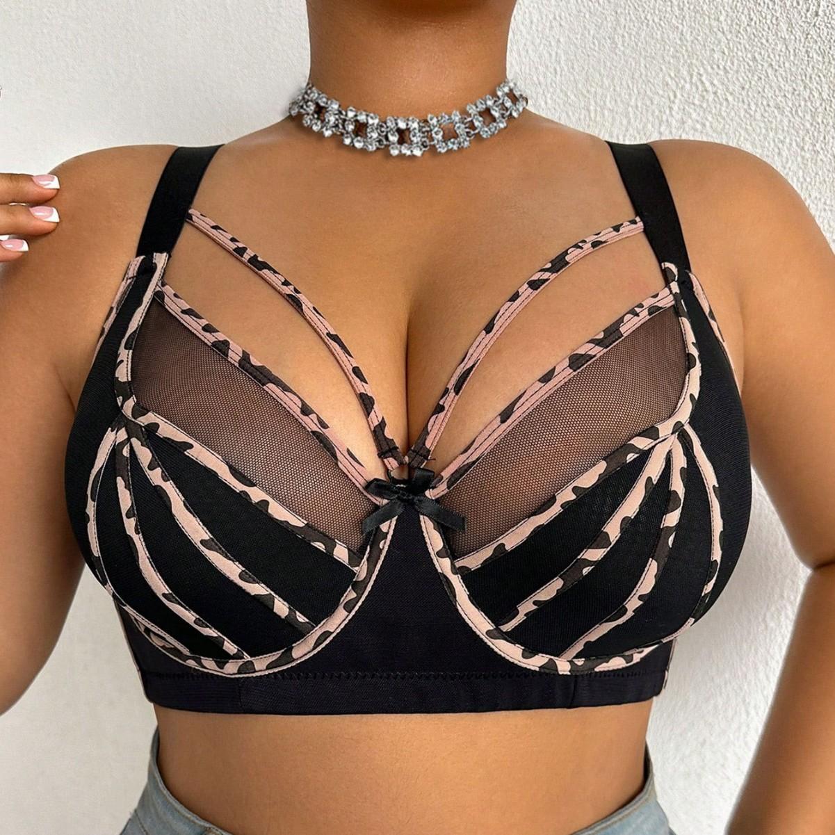 

Women’s Ultra Thin Big Size Bra Underwire Lift No Padding Seamless Comfort Full Figure 100E