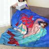 Dandadan Hot Manga (2) Plush Blankets Girls Boys  Flannel Bedding Throws For Home Decor Warm Soft Design Quality Bedspread Gift