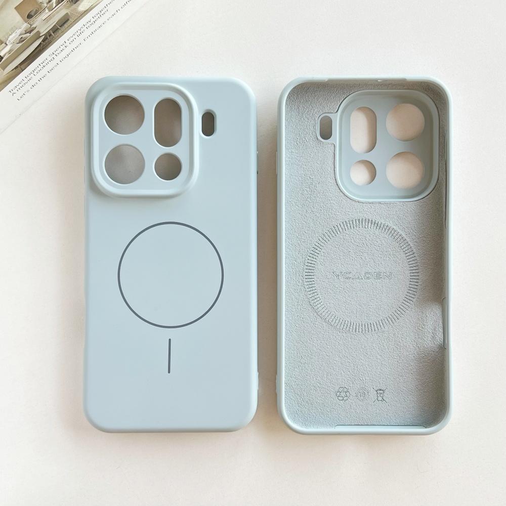 

Original Silicone For Magsafe Phone Case For OPPO Find X9 X8 X8S Ultra Reno 15 14 Pro Wireless Charge Soft Matte Magnetic Cover OPPO Find X9