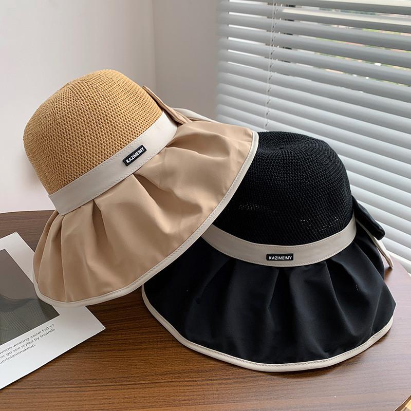 Versatile Wide Brim Fisherman Hat For Women Beach And Sun Protection