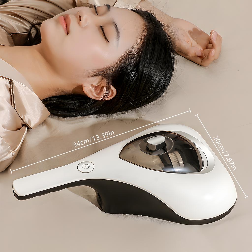 Bed Vacuum Cleaner 10KPa Strong Suction and Low Noise Purple Light Washable HEPA Filter for Deep