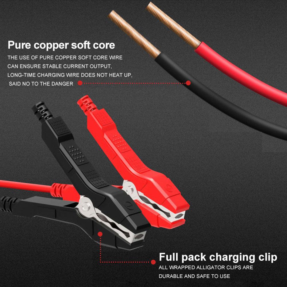 Intelligent Repair Motorcycle Charger for lead Acid LiFePO4 Battery 12V 6A New Universal Repair Car Battery Charger