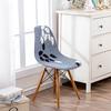 Elastic Printed Dining Chair Cover Back Chair Covers Household Chair Covers Special-Shaped Office Home Removable Fundas Sillas