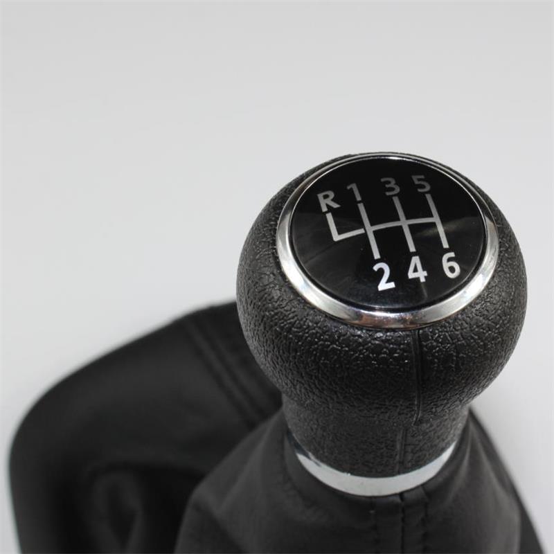 For VW Passat B5 B5.5 1997 1998 1999 2000 2001 2002 2003 2004 2005 Car-Styling 6 Speed Gear Shift Knob With PU Leather Boot