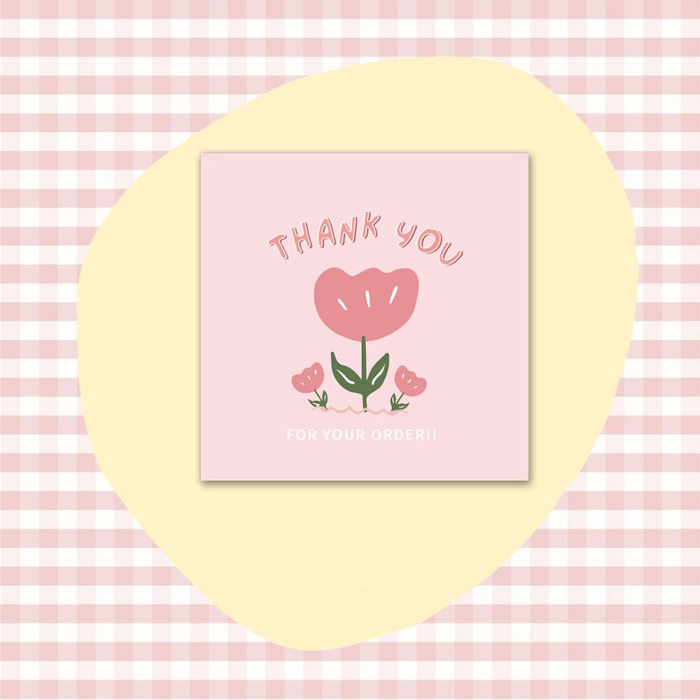 10-50Pcs High-Quality 6*6Cm High-Quality Flower High-Quality Thank High-Quality You High-Quality Cards High-Quality For High-Quality Gift