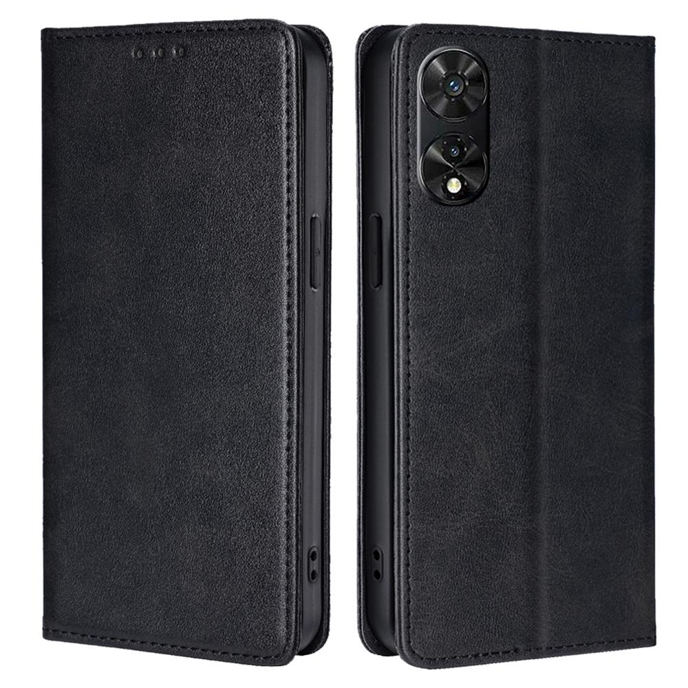 For TCL 505 Case Card Holder Calf Texture Bump Proof Phone Stand Cover